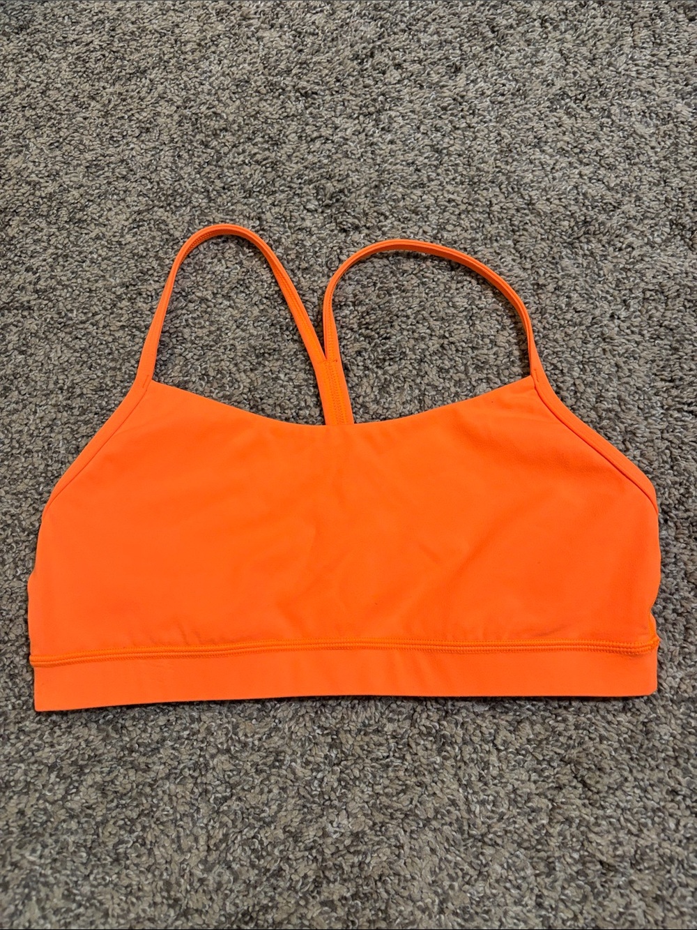 CRZ YOGA Butterluxe Y Back Spaghetti Thin Strap bra size large